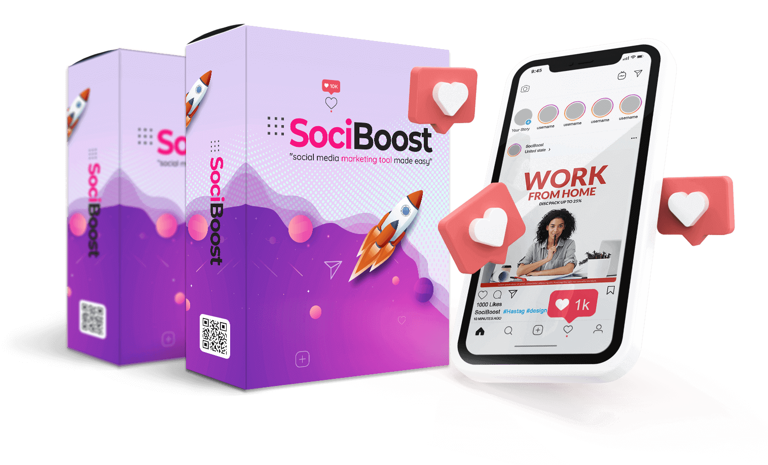 Soci Boost mockup
